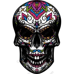 Vibrant Sugar Skull
