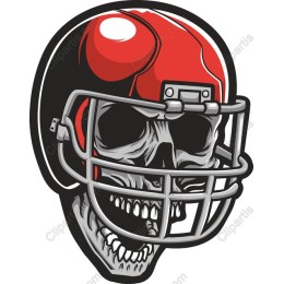 Skull Football Player