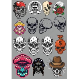 Skull Bundle - Clipart Collection