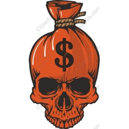 Skull and Money Bag