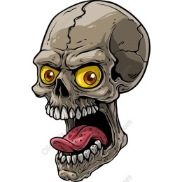 Vibrant Skull