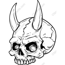 Horned Skull