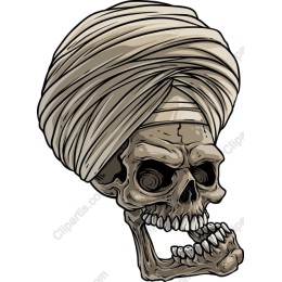 Turbaned Skull