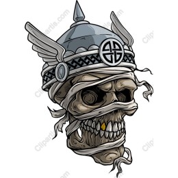 Fearless Warrior Skull