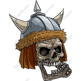 Fierce Viking Skull