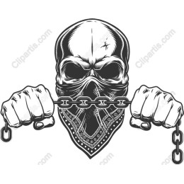 Fierce Skull and Chain