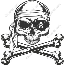 Pirate Skull and Crossbones