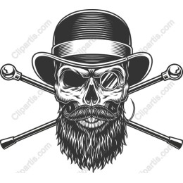Debonair Skull