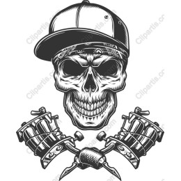Rebellious Skull Tattoo