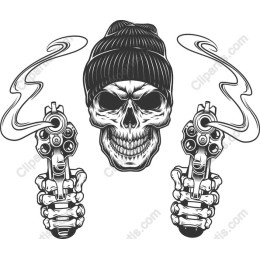 Skull and Guns work
