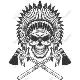 Fierce Tribal Skull