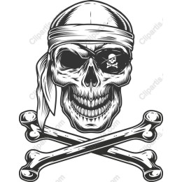 Pirate Skull and Crossbones