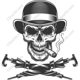 Skull and Umbrellas