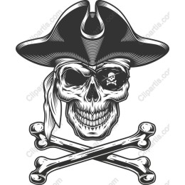 Pirate Skull and Crossbones