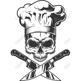 Edgy Skull Chef