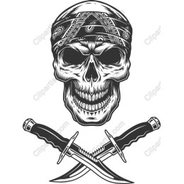 Pirate Skull and Cross Swords