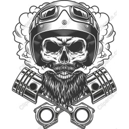 Skull Biker Helmet