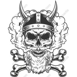 Viking Skull and Crossbones