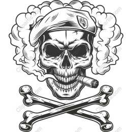 Rebellious Skull & Crossbones
