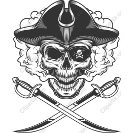 Pirate Skull and Cross Sabers work