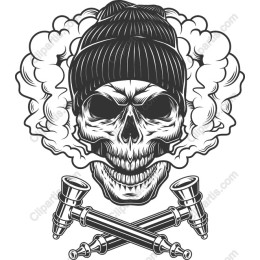 Fierce Skull with Beanie