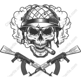 Rebel Skull Military