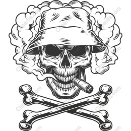 Skull & Crossbones with Hat