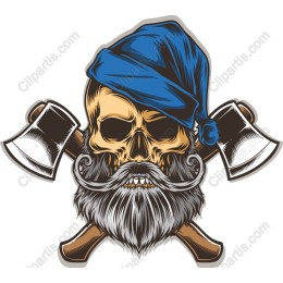 Fierce Skull & Axes