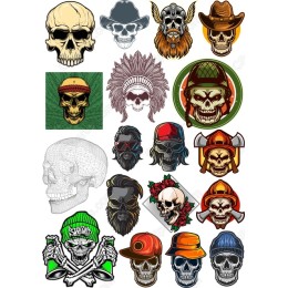 Skull Bundle - 16 Unique