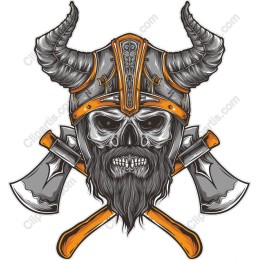 Fierce Viking Skull