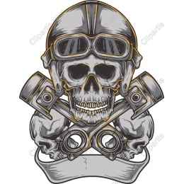 Biker Skull Emblem