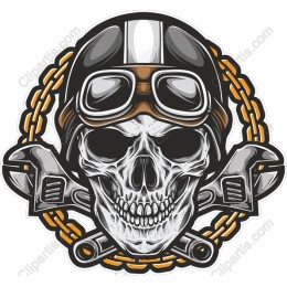 Skull Aviator Vintage