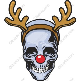 Quirky Reindeer Skull