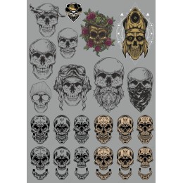 Skull Bundle - Edgy Cliparts