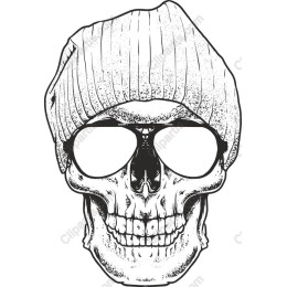 Hipster Skull