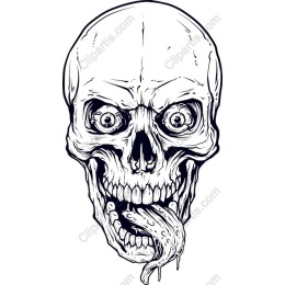 Menacing Skull