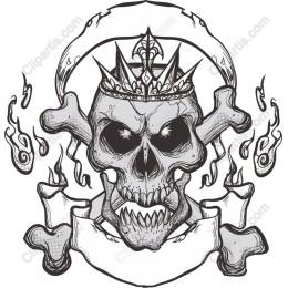 Crowned Skull