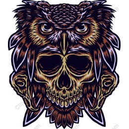 Owl Skull Emblem