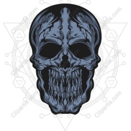 Grim Elegance: Intricate Skull