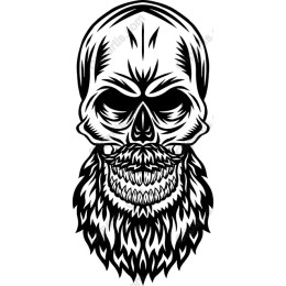 Skull and Beard