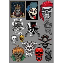 Skull Clipart Bundle