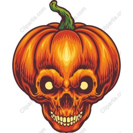 Pumpkin Skull Halloween