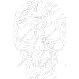 Floral Skull