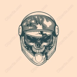 Edgy Skull Helmet