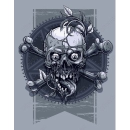 Creepy Nature Skull