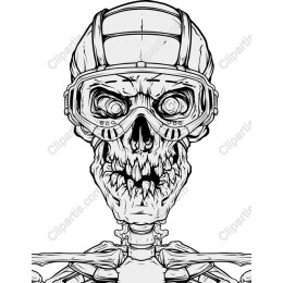 Skull with Goggles