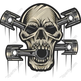 Skull and Piston