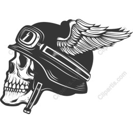Winged Skull Helmet