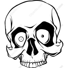 Whimsical Skull