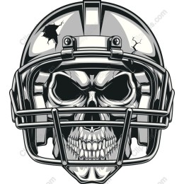 Fierce Skull Football Helmet